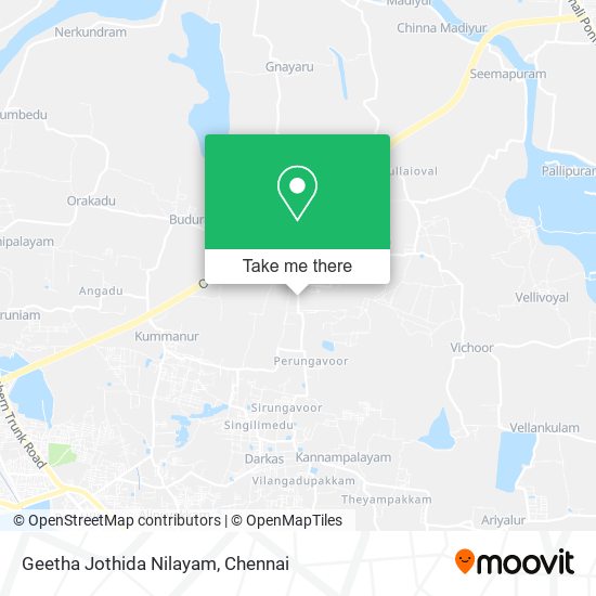 Geetha Jothida Nilayam map