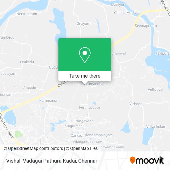 Vishali Vadagai Pathura Kadai map