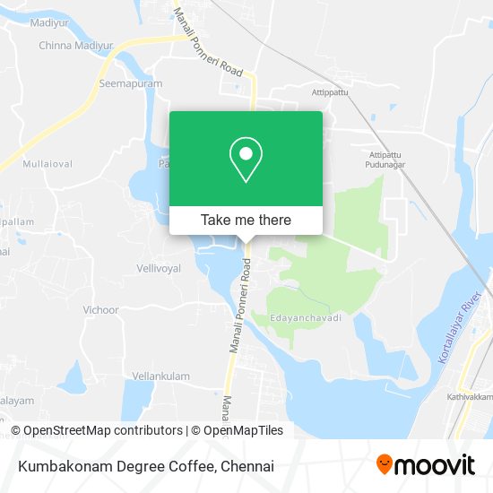 Kumbakonam Degree Coffee map