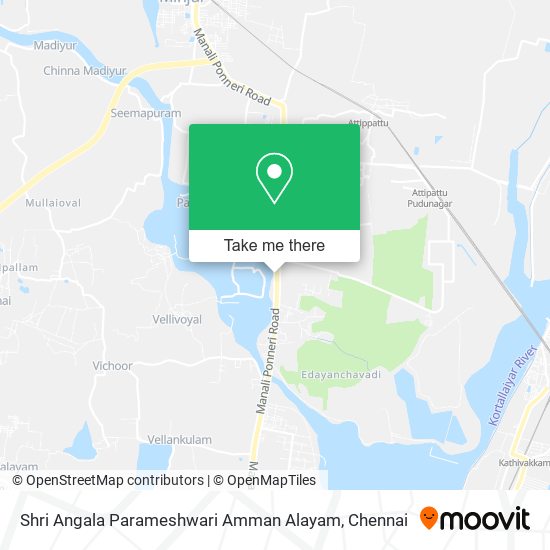 Shri Angala Parameshwari Amman Alayam map