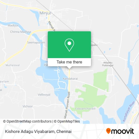 Kishore Adagu Viyabaram map