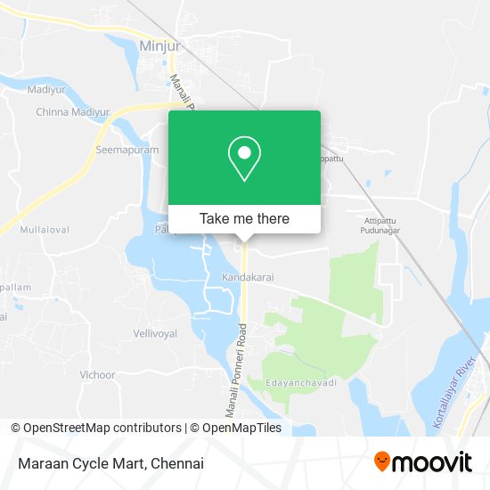 Maraan Cycle Mart map