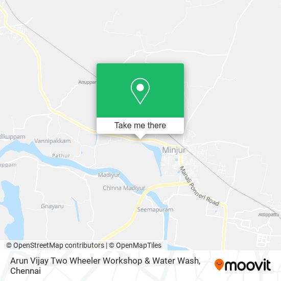 Arun Vijay Two Wheeler Workshop & Water Wash map