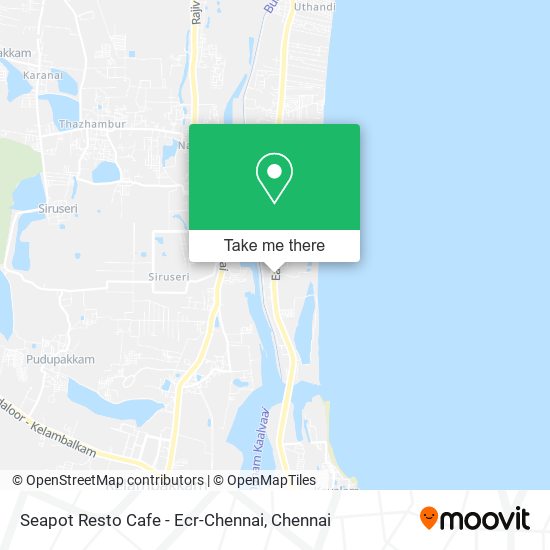 Seapot Resto Cafe - Ecr-Chennai map