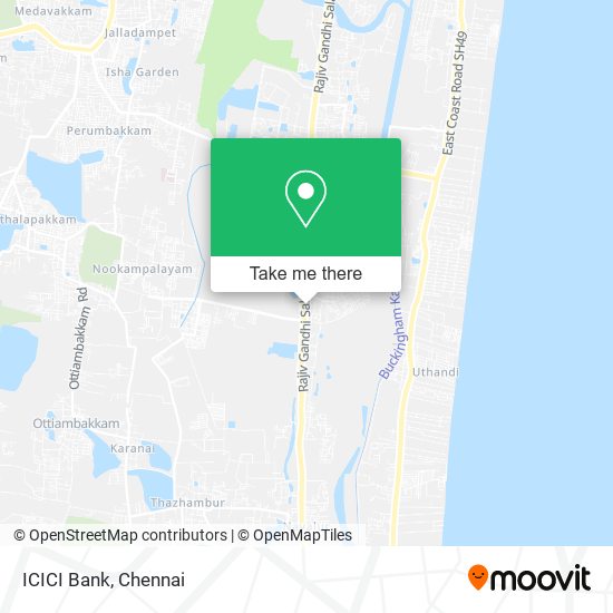 ICICI Bank map