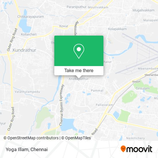 Yoga Illam map