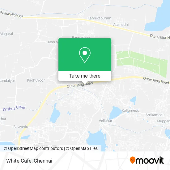 White Cafe map