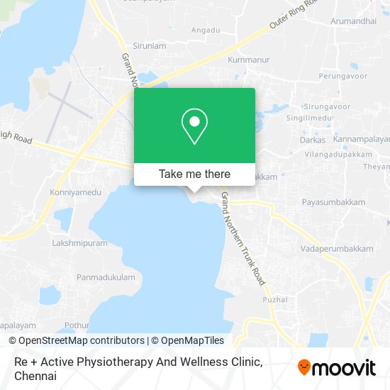 Re + Active Physiotherapy And Wellness Clinic map