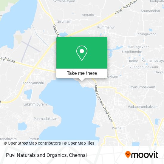Puvi Naturals and Organics map