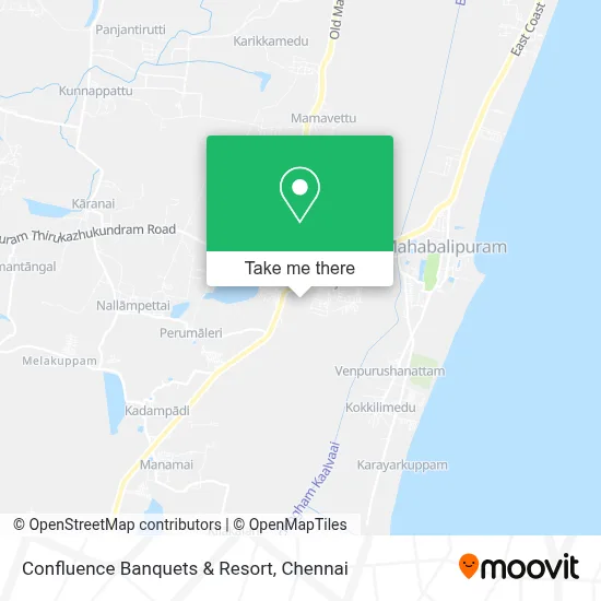Confluence Banquets & Resort map