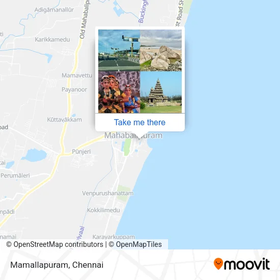 Mamallapuram map