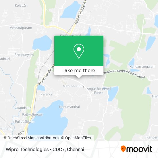 Wipro Technologies - CDC7 map