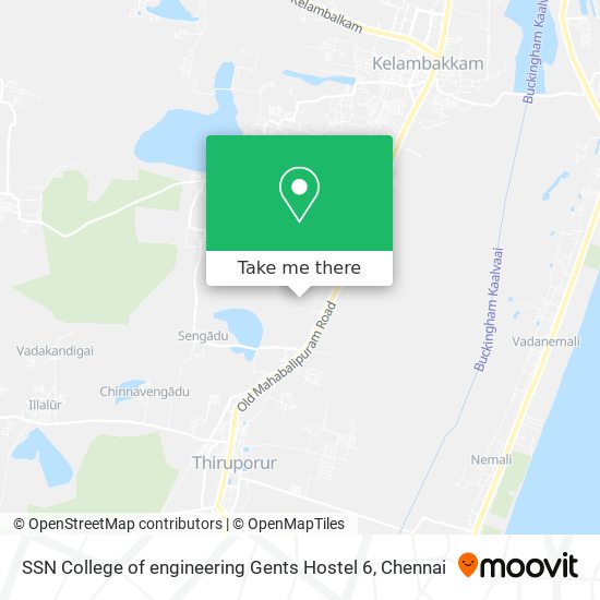 SSN College of engineering Gents Hostel 6 map