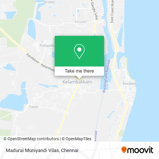 Madurai Muniyandi Vilas map