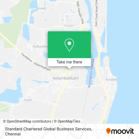 Standard Chartered Global Business Services map