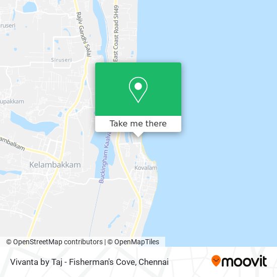 Vivanta by Taj - Fisherman's Cove map