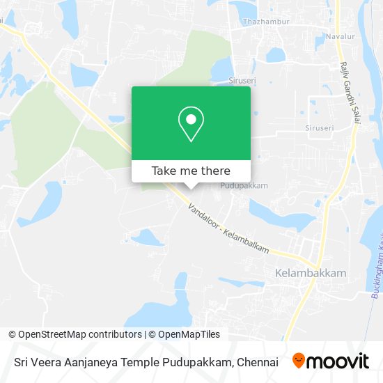 Sri Veera Aanjaneya Temple Pudupakkam map