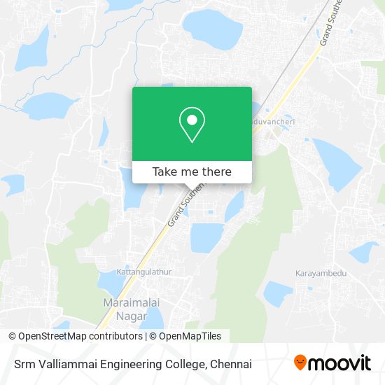 Srm Valliammai Engineering College map