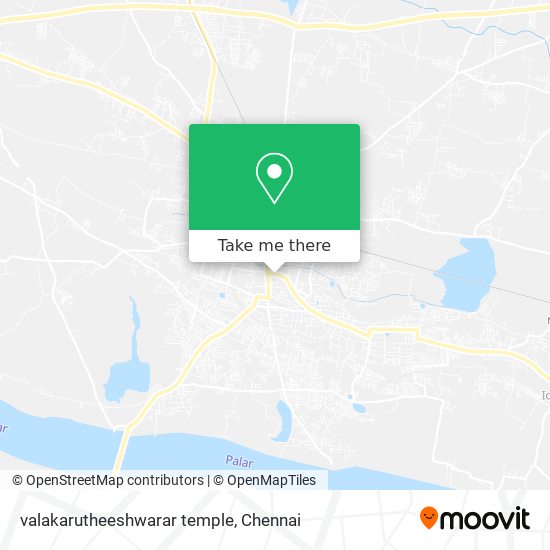 valakarutheeshwarar temple map