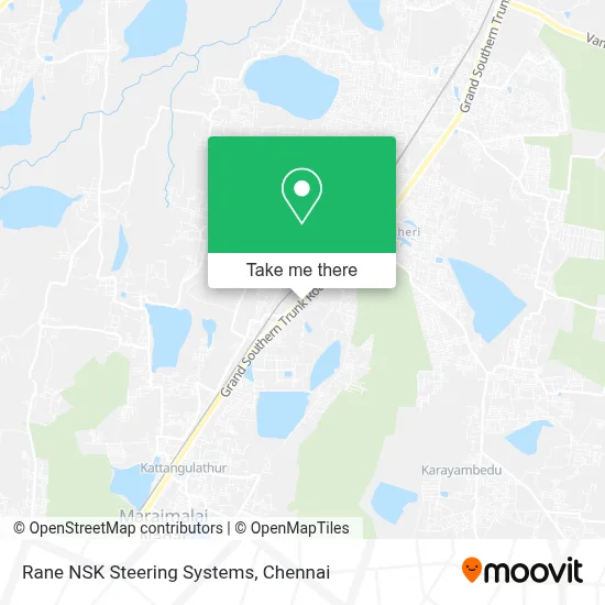 Rane NSK Steering Systems map