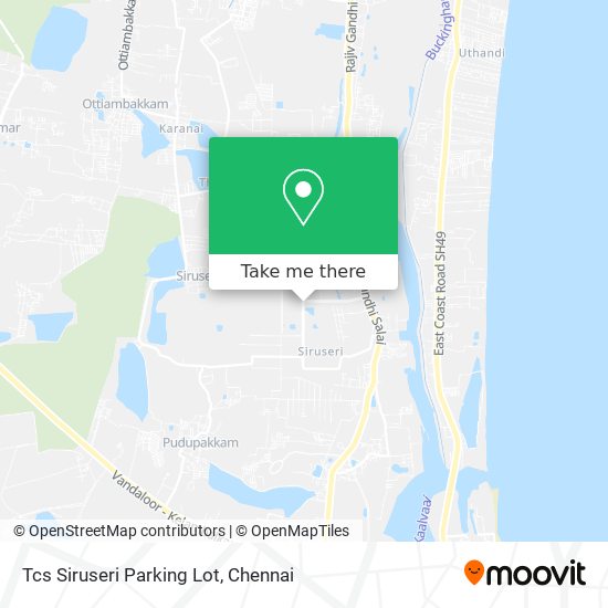 Tcs Siruseri Parking Lot map