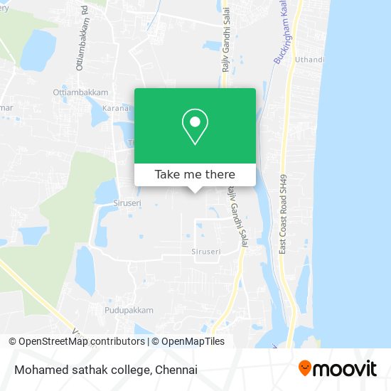 Mohamed sathak college map