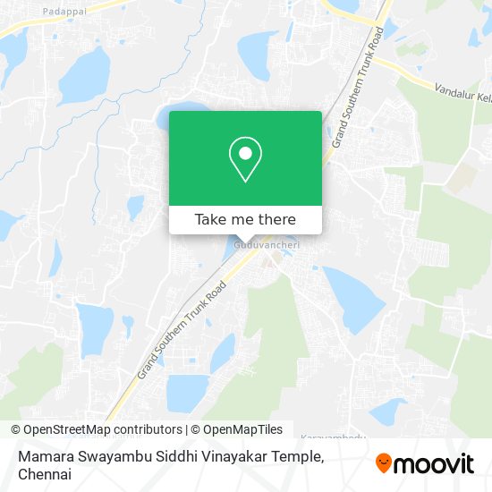 Mamara Swayambu Siddhi Vinayakar Temple map