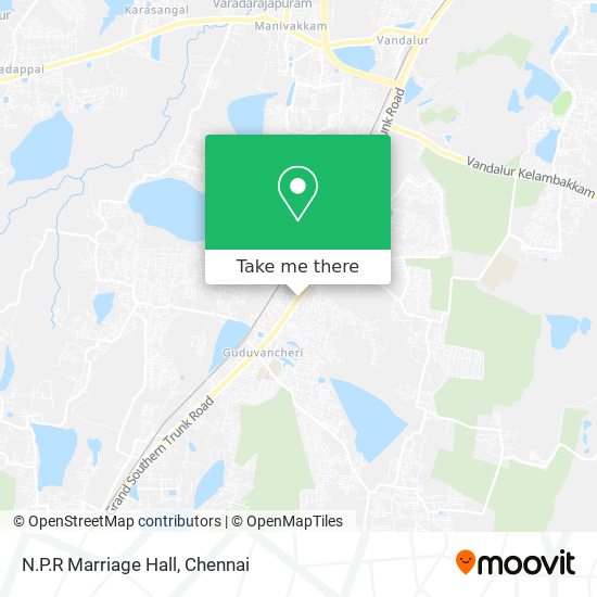 N.P.R Marriage Hall map