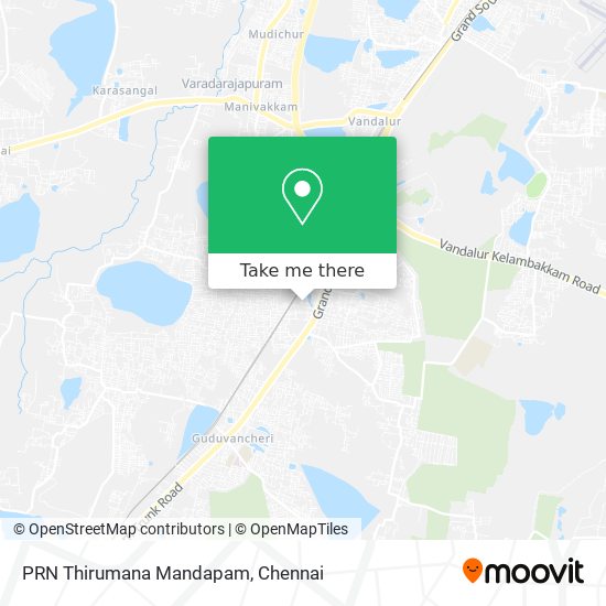PRN Thirumana Mandapam map