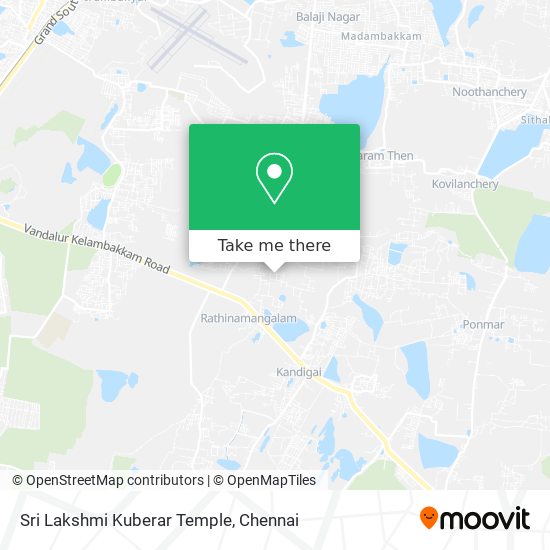 Sri Lakshmi Kuberar Temple map