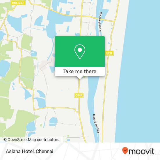 Asiana Hotel map