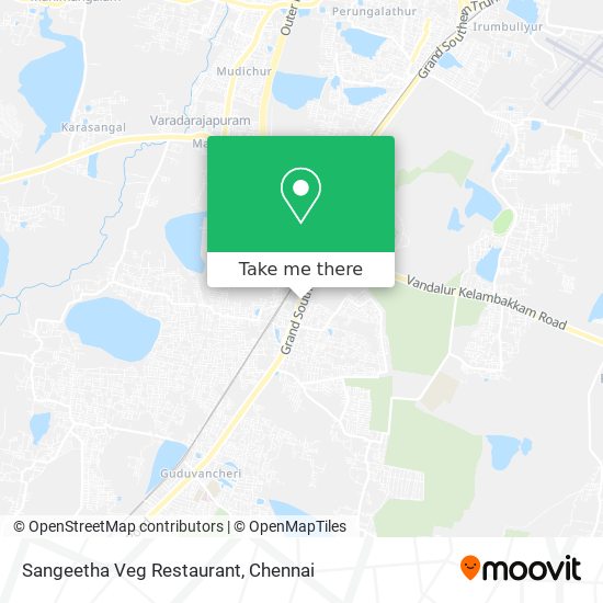Sangeetha Veg Restaurant map