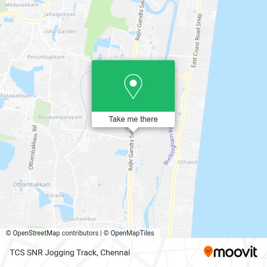 TCS SNR Jogging Track map