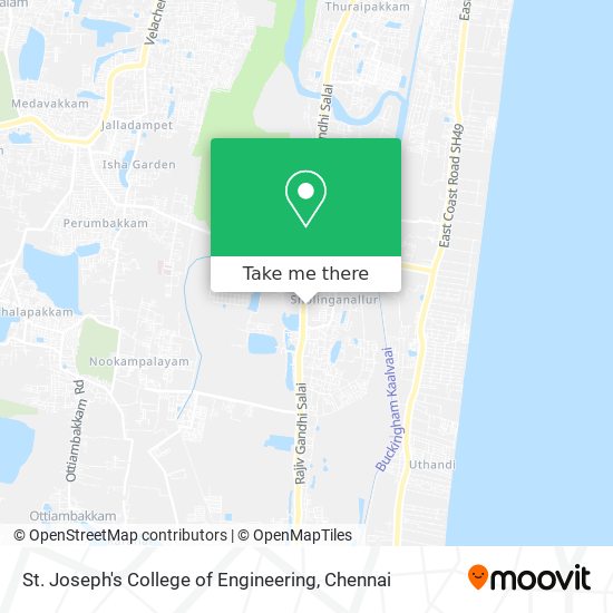 St. Joseph's College of Engineering map