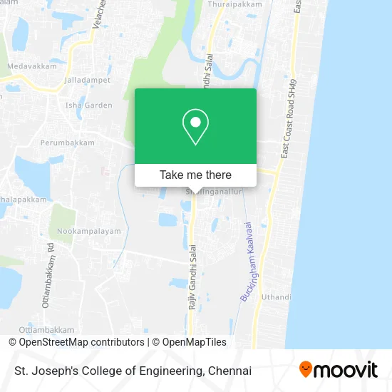 St. Joseph's College of Engineering map