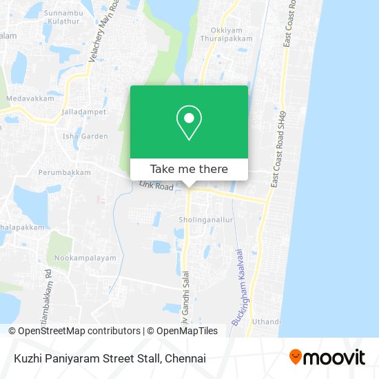Kuzhi Paniyaram Street Stall map