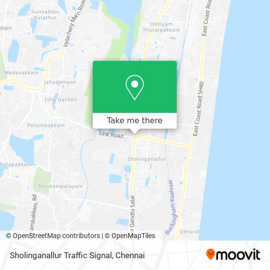 Sholinganallur Traffic Signal map
