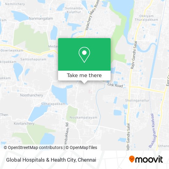 Global Hospitals & Health City map