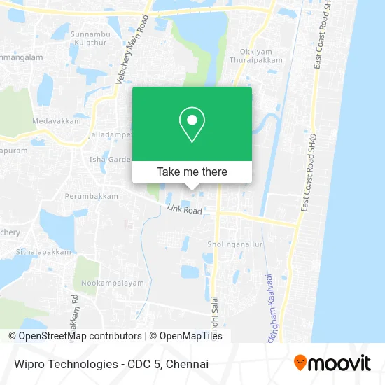 Wipro Technologies - CDC 5 map