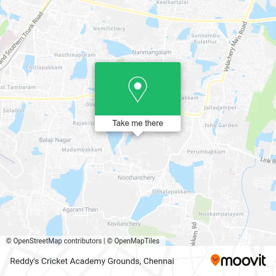 Reddy's cricket academy grounds map