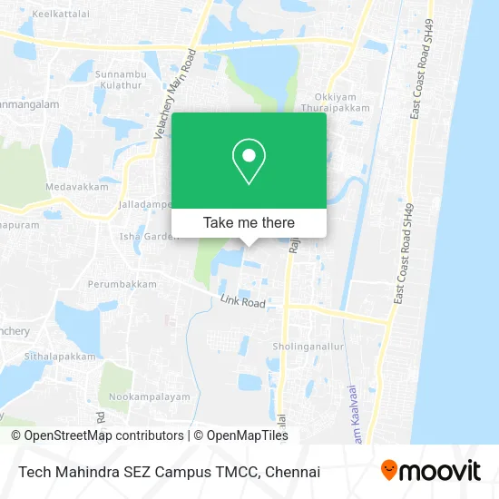 Tech Mahindra SEZ Campus TMCC map