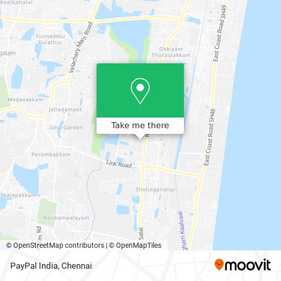 PayPal India map