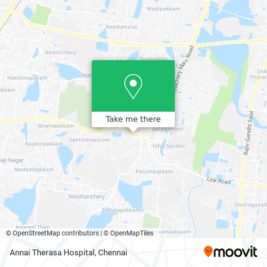 Annai Therasa Hospital map