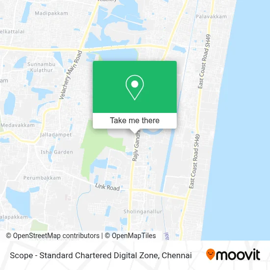 Scope - Standard Chartered Digital Zone map