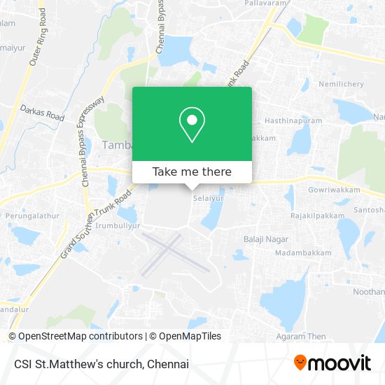 CSI St.Matthew's church map