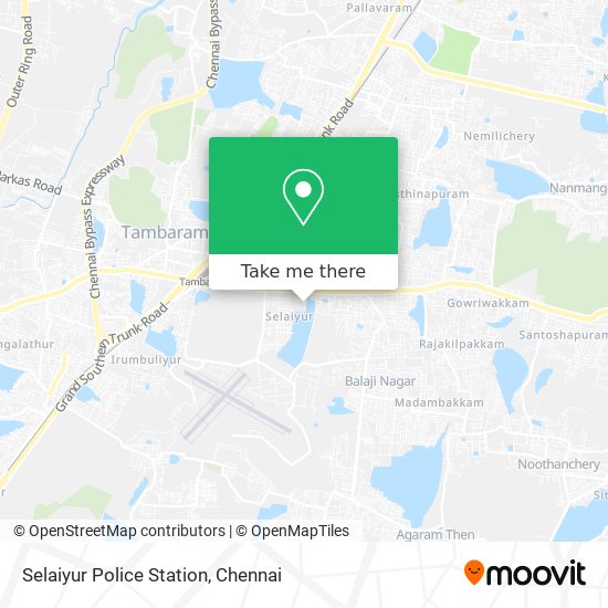 Selaiyur Police Station map