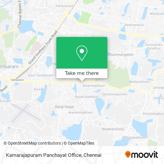 Kamarajapuram Panchayat Office map