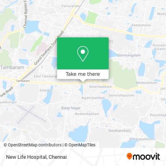 New Life Hospital map