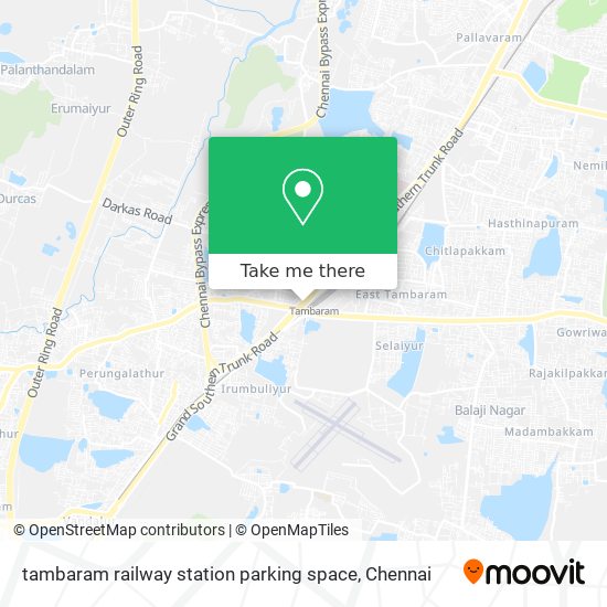 tambaram railway station parking space map