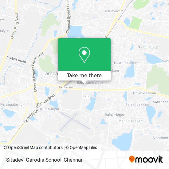 Sitadevi Garodia School map